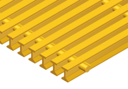 gul pultruderet glasfiberprofiler til konstruktion billede