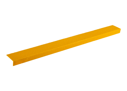 Skridsikker gul Trappeforkant til trappenæse i fiberglas billede