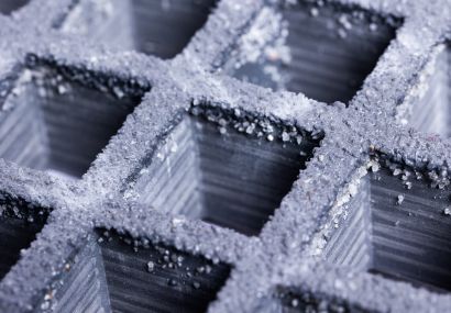 Glasfiberriste som alternativ til stålrist i krævende miljøer.