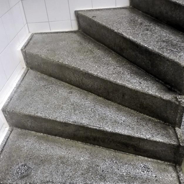KundeCase: McDonalds Haderslev - anti skrid trappe sikring på betontrapper