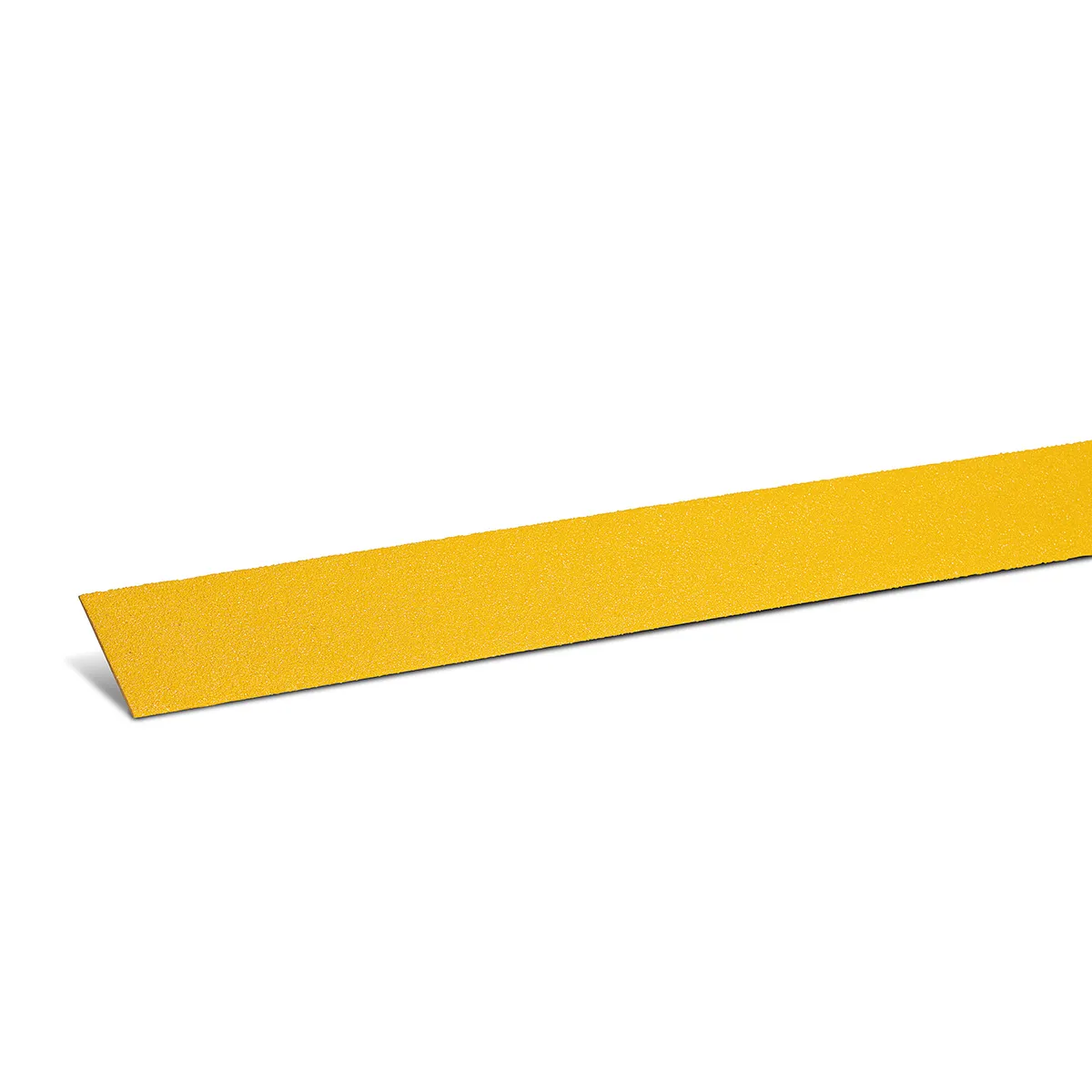 Gul skridsikker strip i glasfiber fra Real Safety, eftermonteres direkte på eksisterende underlag